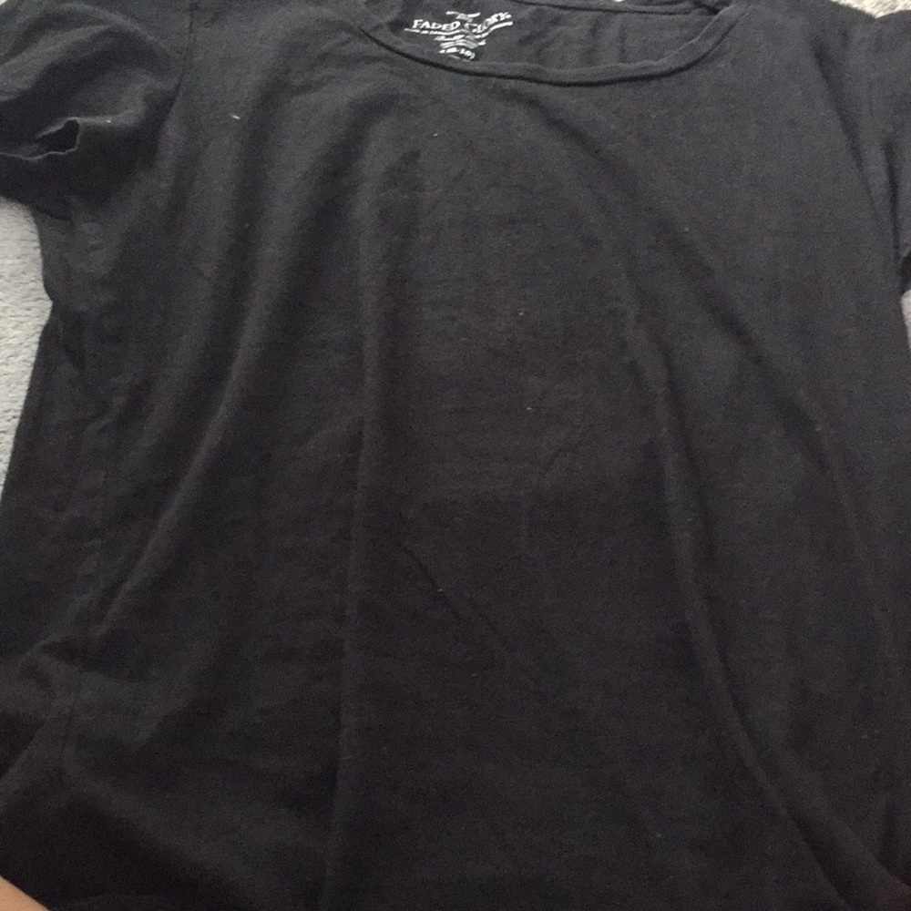 I’m selling a plain black shirt for $3